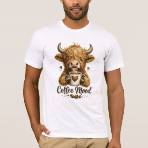 T-shirt Thé Highland Cow Café