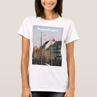 T-shirt The iconic Nyhavn, Copenhagen, Denmark