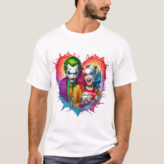 T-shirt The Joker and Harlequin