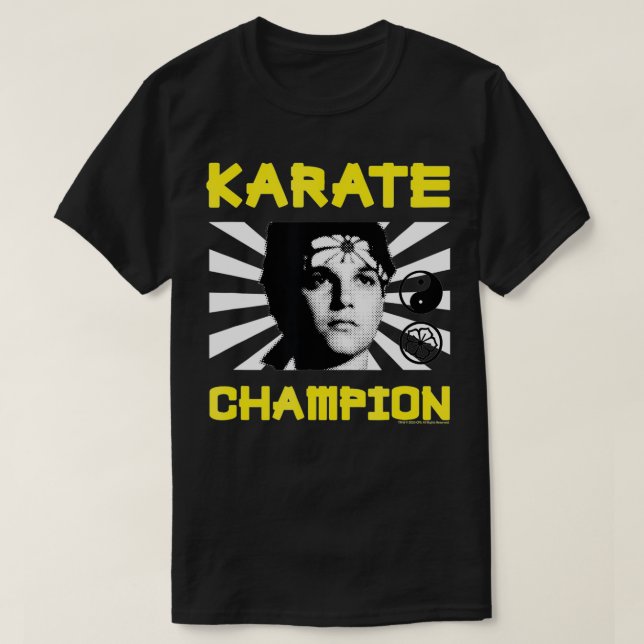 T-shirt The Karate Kid Karate Champion  (Design devant)