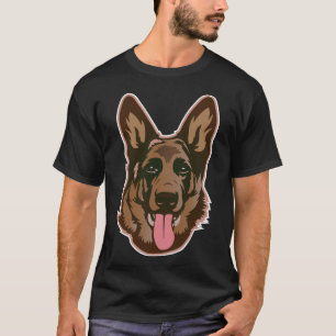T-shirt The King German Shepherd Is My Best Friend