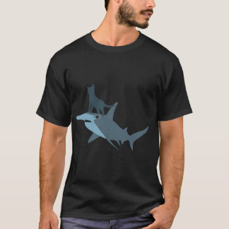 T-shirt The Kitten and the Shark friends