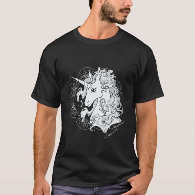 T-shirt The last unicorn Oversized friends (Devant)