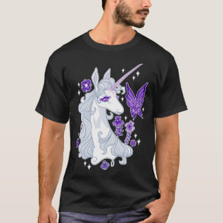 T-shirt The Last Unicorn Portrait Butterfly Whispers