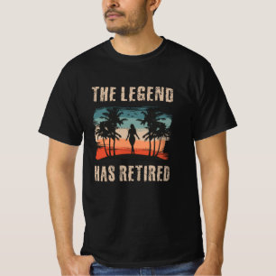 T-shirt The legend has retired