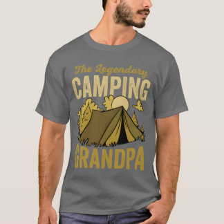 T-shirt The Legendary Campfire Grandpa Outr Camping Leg gi