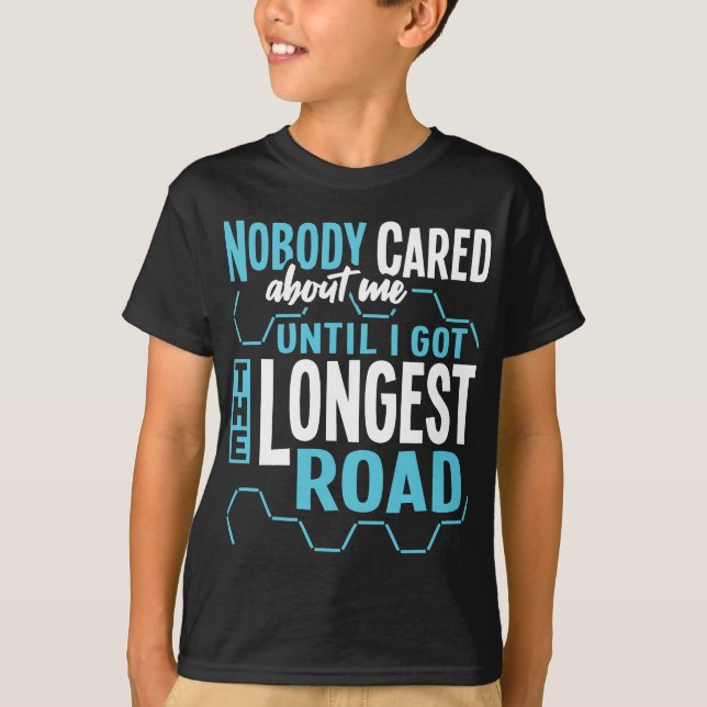 T-shirt The Longest Road Funny Board Game Settler Sheep S (Devant)