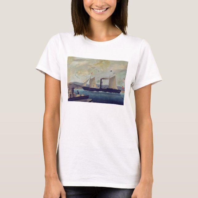 T-shirt The Mallorcan, ship on which George Sand and Cho (Devant)
