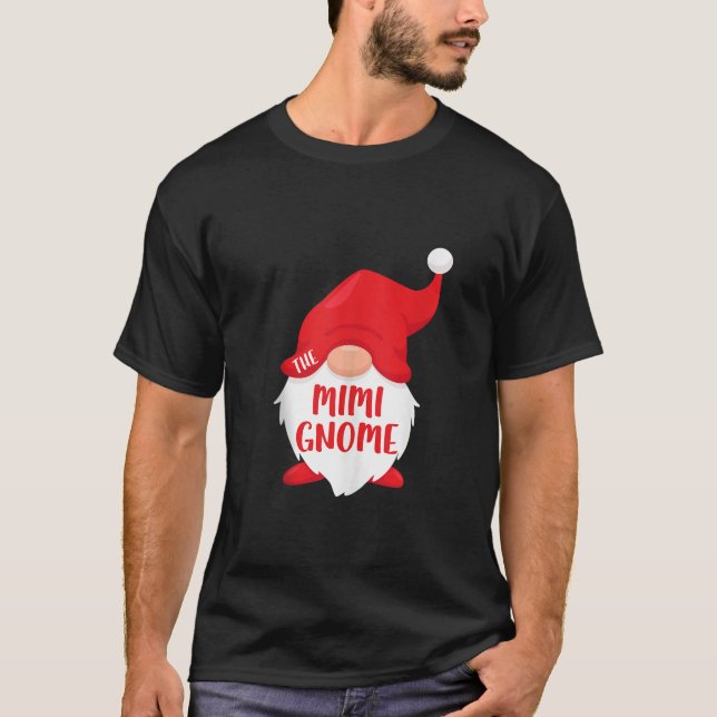 T-shirt The Mimi Gnome  Matching Christmas Gnome Tank Top (Devant)