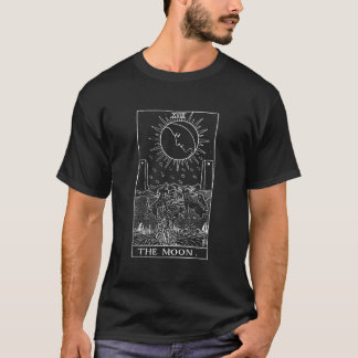 T-shirt The Moon Tarot Card