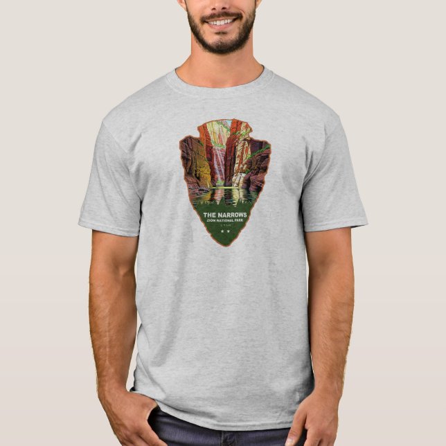 T-shirt The Narrows Zion National Park Arrowhead (Devant)