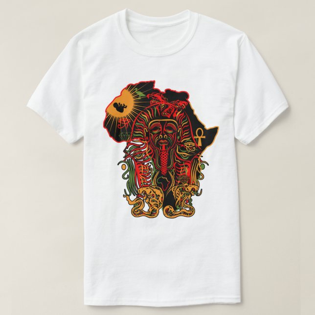T-shirt The Nubian Pharaoh (Design devant)