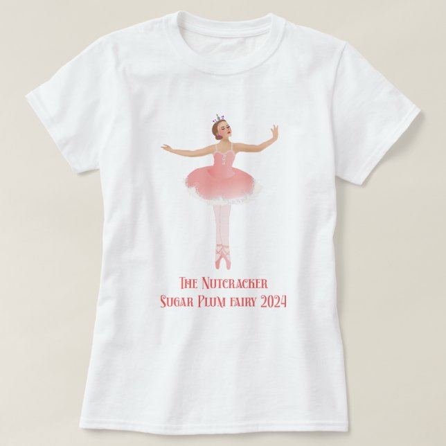 T-shirt The Nutcracker 2024 - Sucre Plum Fairy (Design devant)