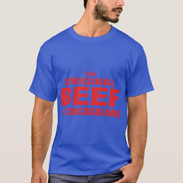 T-shirt The Original Beef of Chicagoland Red (Devant)