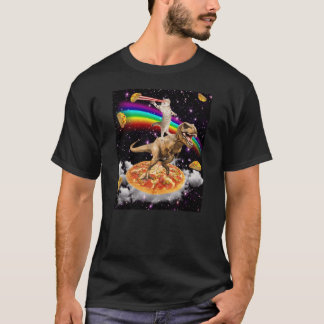T-shirt The ORIGINAL Galay Laser Eye Cat on Dinosaur on Pi
