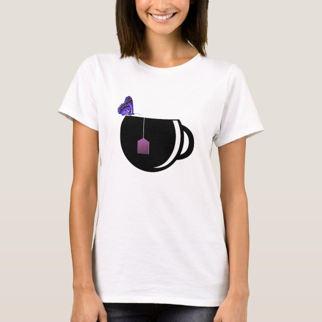 T-shirt Thé papillon (Devant)