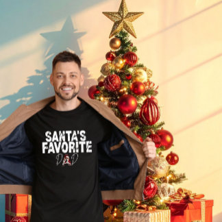 T-shirt The Perfect Gift for Dad: "Santa's Favorite Dad" 