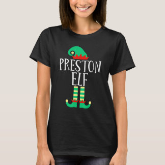 T-shirt The Preston Elf Family Matching Christmas Pajamas