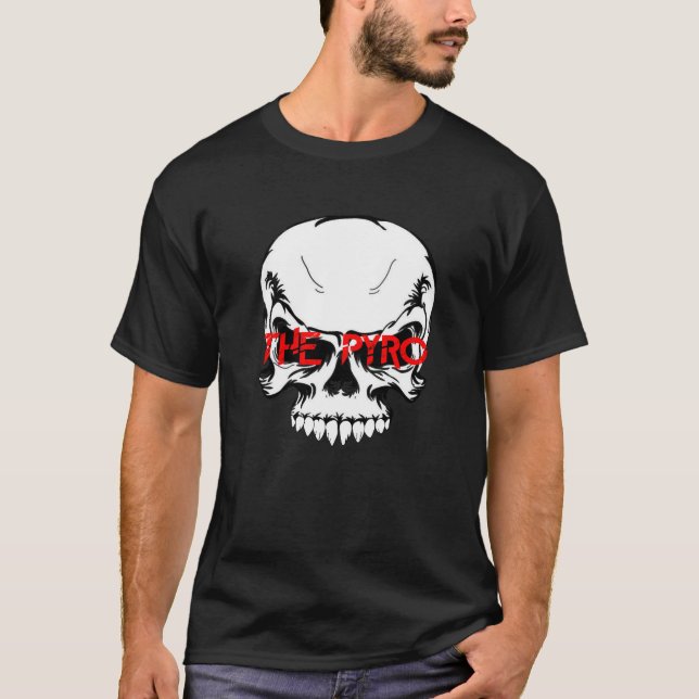 T-shirt The Pyro Black édition (Devant)