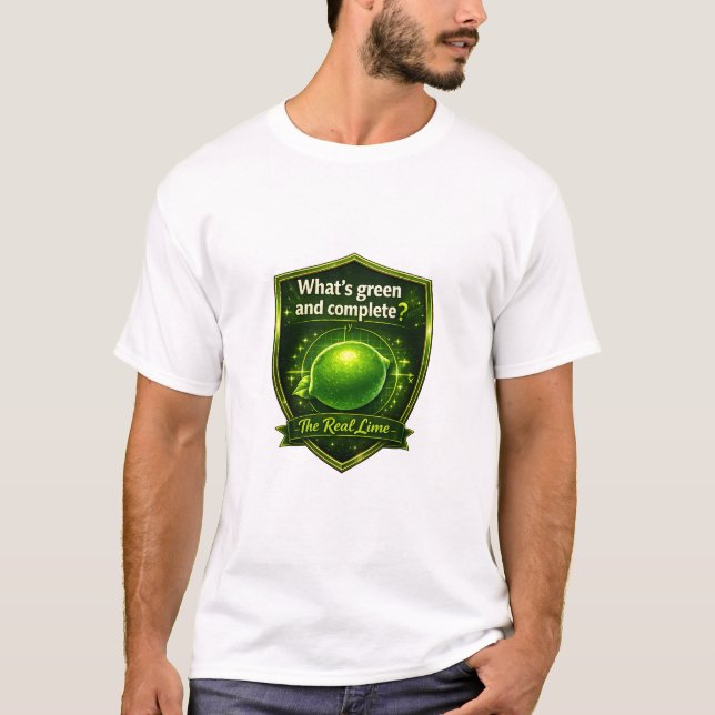 T-shirt The Real Lime (Devant)