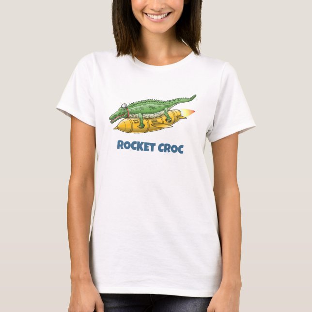 T-shirt The Rocket Crocodile (Devant)