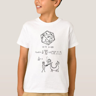 T-shirt The Science of 20 Sided Dice – Math & RPG Gamer Ge