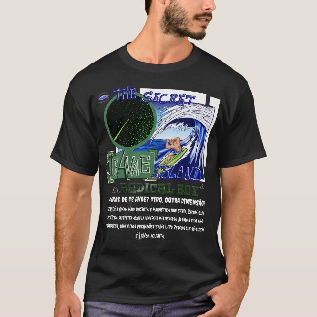 T-shirt The Secret TE AVAE Island with Radical Boy® (Devant)