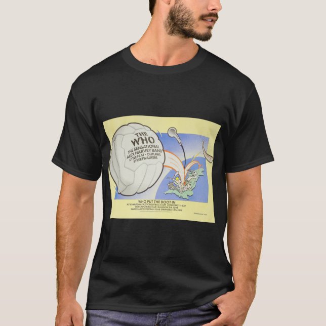 T-shirt The Sensational Alex Harvey Band - Qui A Mis Le Bo (Devant)