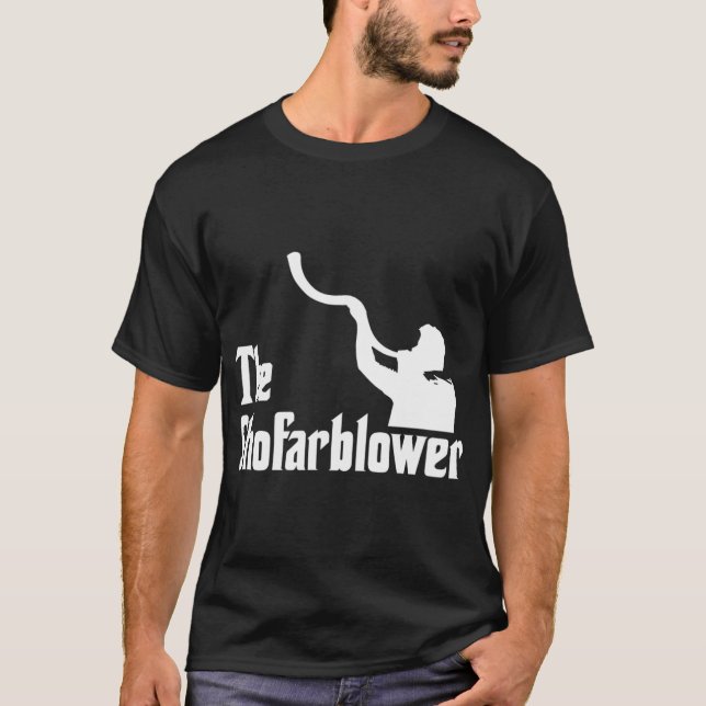 T-shirt The Shofar Blower Rosh Hashanah Rabbi Temple Jewis (Devant)