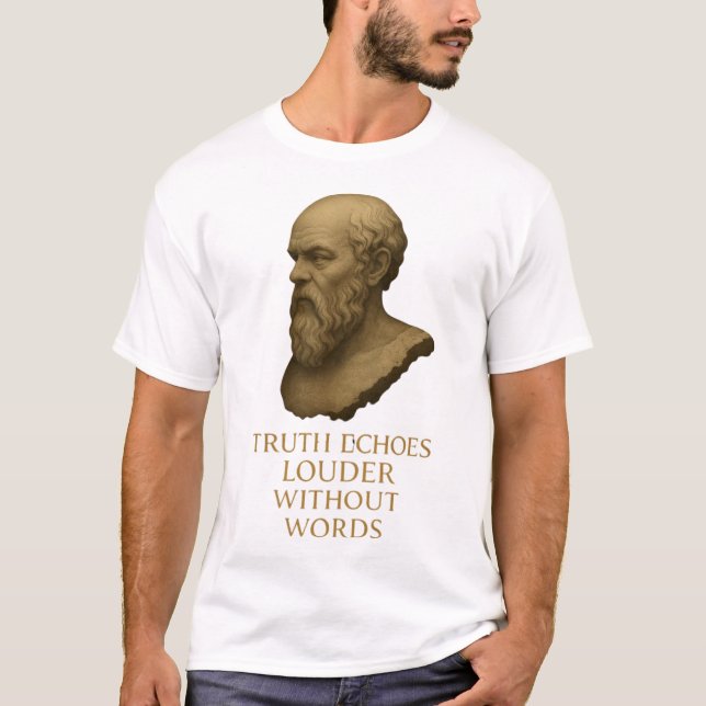 T-shirt THE SILENT TRUTH – Echoes in Marble (Devant)