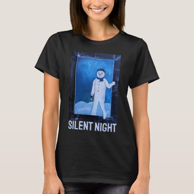 T-shirt The Snowman's Escape Painting by Alfred Fox (Devant)