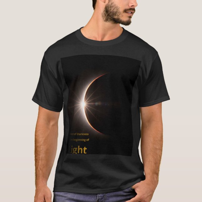 T-shirt The Solar Ring: Where Darkness Meets Its End (Devant)