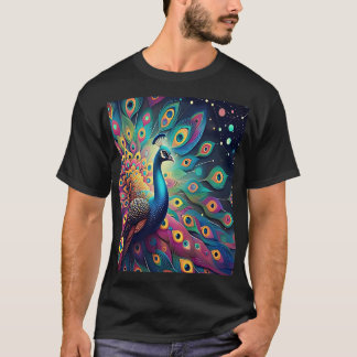 T-shirt The Splendor of the Cosmic Peacock