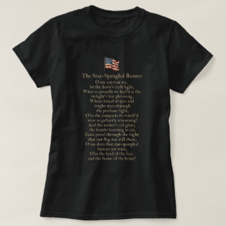 T-shirt The Star-Spangled Banner Lyrics 