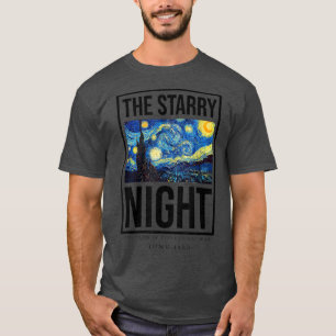 T-shirt The Starry Night Tee, Cool Vincent Van Gogh Pain