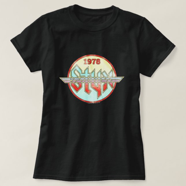 T-shirt The STYX Band Top Music Lover Cadeau Pour Ventilat (Design devant)