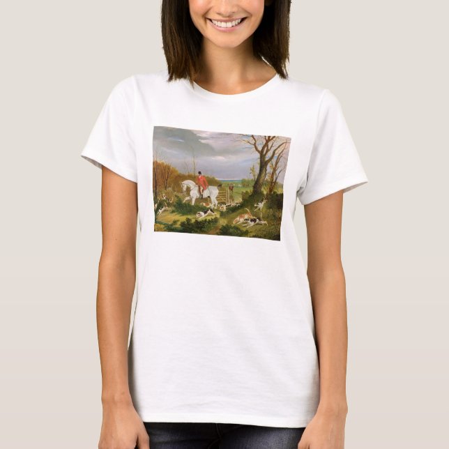 T-shirt The Suffolk Hunt - Going to Cover near Herringswel (Devant)