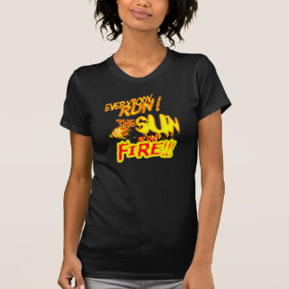 T-shirt The Sun est sur le feu