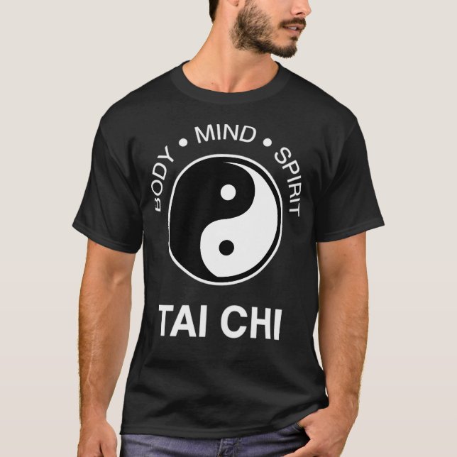 T-shirt The Tai Chi Body Mind Spirit (Devant)
