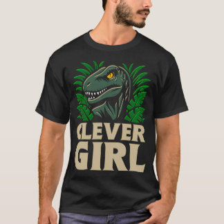 T-shirt The Velociraptor Clever Girl Quote