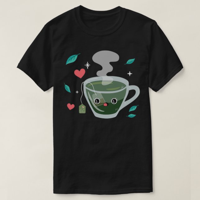 T-shirt Thé vert mou (Design devant)