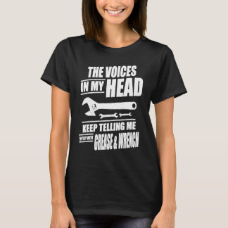 T-shirt The Voices In My Head Mechanic Automobile Repair A