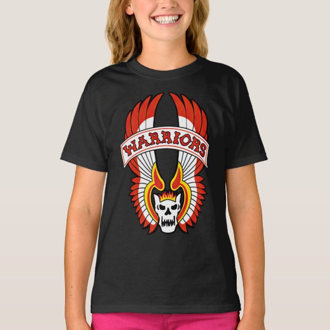 T-shirt THE WARRIORS T-SHIRT, Mens Retro Movie USA 80s les (Devant)