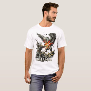 T-shirt The Witcher Monster Hunter - T-Shi, guerrier de l'