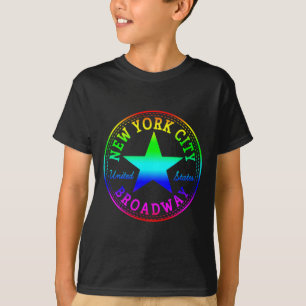 T-shirt Théâtre Broadway de la ville de New York Nyc États