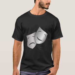 T-shirt Théâtre dramatique Masques Comédie et tragédie 2
