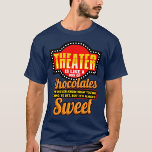 T-shirt Théâtre J'Aime Une Boîte De Chocolats
