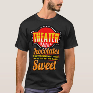 T-shirt Théâtre J'Aime Une Boîte De Chocolats