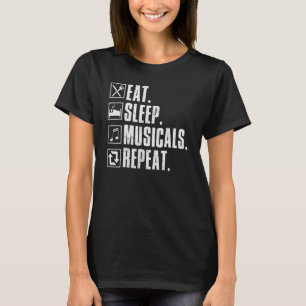 T-shirt Théâtre musical Vie Théâtre Acteur Acteur