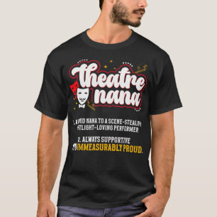 T-shirt Théâtre Nana Définition Théâtre Nana Théâtre Actri